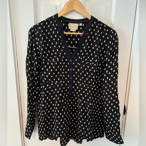 Anthropologie ikat placket shirt, Size 2